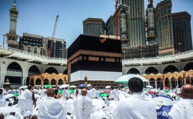 Ilustrasi umat Muslim laksanakan ibadah haji. [Int]